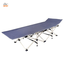 NPOT super quality  camping bed folding luxury metal folding camp bed